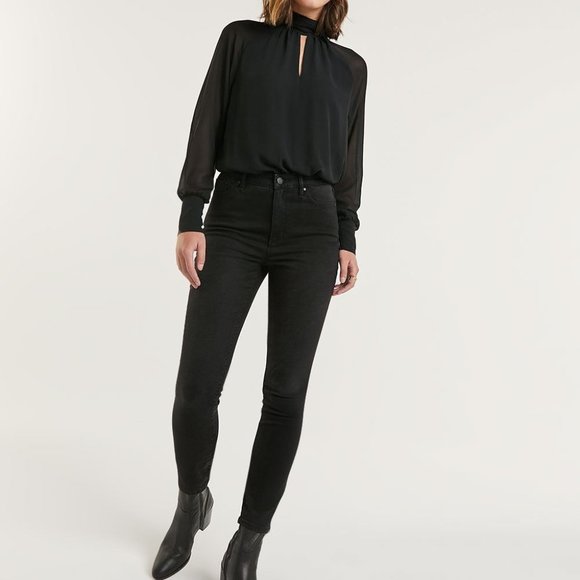 Willow and Thread black pants skinny jeans - Picture 1 of 8